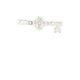 10K gold clover key pendent