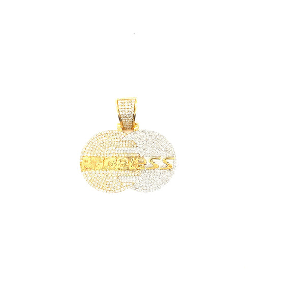 10k yellow gold priceless pendant