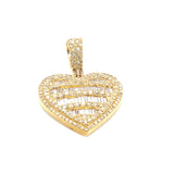10K gold heart shape pendent