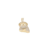 10K Gold Jesus head pendent