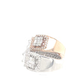 10k Gold and Natural Diamonds Men Rings