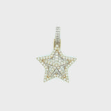 10K gold star pendent