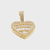 10K gold heart shape pendent
