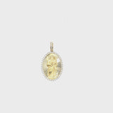 10k yellow gold st judge pendant