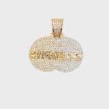 10K gold prince less pendent