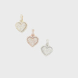 10k gold hearts pendant