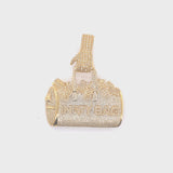 Yellow gold “in my bag” pendant