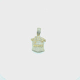 10k yellow gold money bgb profit pendant