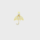 10k yellow golf umbrella pendant