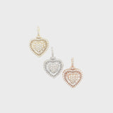 10k gold hearth pendants