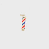 10k yellow gold barber pendant