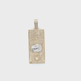 10K yellow gold “100 dollar bill”