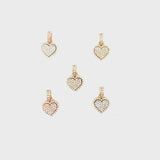 10K gold hearts pendants
