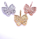 10k Gold And Diamond Butterfly