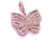 10k Gold And Diamond Butterfly
